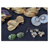 K - Variety of Gold-Tone Fashion Earrings