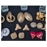 K - Variety of Gold-Tone Fashion Earrings