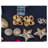 K - Variety of Gold-Tone Fashion Earrings