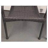 G - Pair of Dark Grey Patio Chairs