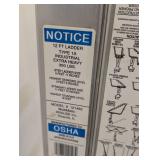 G - Krause MultiMatic 12 ft Aluminum Ladder - Type 1A Industrial 300 lbs - Model #121482