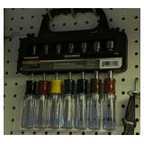 LLS - Craftsman Tool Chest w/ Vise & Assorted Hand Tools - Bench Lamp Included