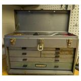 LLS - Craftsman Tool Chest w/ Vise & Assorted Hand Tools - Bench Lamp Included