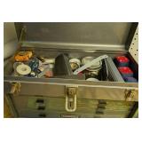 LLS - Craftsman Tool Chest w/ Vise & Assorted Hand Tools - Bench Lamp Included