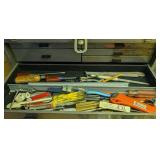 LLS - Craftsman Tool Chest w/ Vise & Assorted Hand Tools - Bench Lamp Included