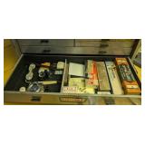 LLS - Craftsman Tool Chest w/ Vise & Assorted Hand Tools - Bench Lamp Included