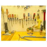 LLS - Craftsman Tool Chest w/ Vise & Assorted Hand Tools - Bench Lamp Included