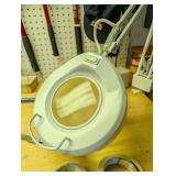 LLS - Craftsman Tool Chest w/ Vise & Assorted Hand Tools - Bench Lamp Included