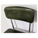 LLS - Cosco Vintage Green Folding Chair with Built-In Step Stool