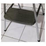 LLS - Cosco Vintage Green Folding Chair with Built-In Step Stool