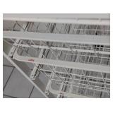 LLS - Elfa White Rolling Storage Cart