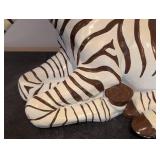 LLR - Zebra Sculpture - Hand-Painted Zebra Figurine
