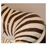 LLR - Zebra Sculpture - Hand-Painted Zebra Figurine