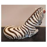 LLR - Zebra Sculpture - Hand-Painted Zebra Figurine