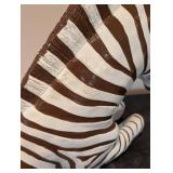 LLR - Zebra Sculpture - Hand-Painted Zebra Figurine