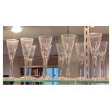 LLR - Assorted Glassware Collection - Champagne Flutes, Wine Glasses & Tumblers