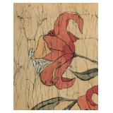 LB - Joan Gray Batik Tiger Lily - Framed Floral Artwork
