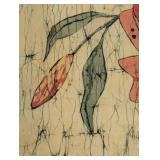 LB - Joan Gray Batik Tiger Lily - Framed Floral Artwork