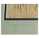 LB - Joan Gray Batik Tiger Lily - Framed Floral Artwork