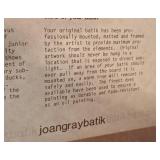 LB - Joan Gray Batik Tiger Lily - Framed Floral Artwork