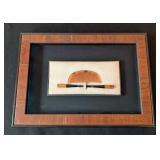 LLR - Japanese Hair Comb in Frame with Hairpin