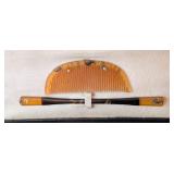 LLR - Japanese Hair Comb in Frame with Hairpin