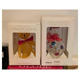 LLR - Water Globe Santa with Beaded Snowmen, Lenox & Mikasa Christmas Decor & Serving Dish