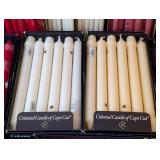 LLR - Colonial Candle of Cape Cod 16 in Hand-Dipped Taper Candles - Assorted Colors