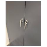 G - Grey Metal Storage Cabinet - 48W x 24D x 78H, Double Doors