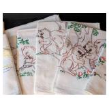 LB - Needlepoint Dish Towels (Lot of 11)