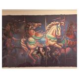 LLR - Pamela Derby Dalton Carousel of Dreams Serigraph Symphony Ball 1990,(190/500)