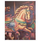 LLR - Pamela Derby Dalton Carousel of Dreams Serigraph Symphony Ball 1990,(190/500)