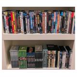 LLR - Assorted DVDs & Blu-ray Discs - Mixed Movie & TV Titles on Shelf