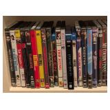 LLR - Assorted DVDs & Blu-ray Discs - Mixed Movie & TV Titles on Shelf