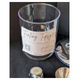 LB - Vintage Barware Lot: Moet Petite Liqueur Pitcher, Mumm Stopper, 3 Pkg Oggi Wood Picks