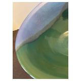 DR - Gorgeous Glazed Pottery Bowl, Signed