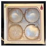 LR - Dazzling Silver & Clear Christmas Balls