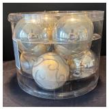 LR - Dazzling Silver & Clear Christmas Balls