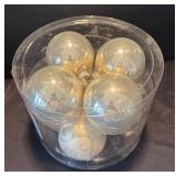 LR - Dazzling Silver & Clear Christmas Balls