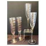 K - Classy Stemware - 4-Glass Set
