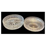 P - Crystal and Clear Glass Serving Platters & Dishes