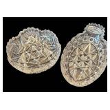 P - Crystal and Clear Glass Serving Platters & Dishes