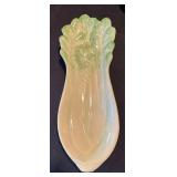 K - Leaf Pattern Green Ceramic Serving Set