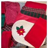 LR - Festive Holiday Linens Set - Tablecloths, Napkins, Towels and More