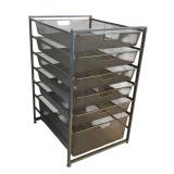 P - Elfa Mesh Basket Storage Tower