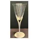 K - Four Fine Frosted Champagne Flutes