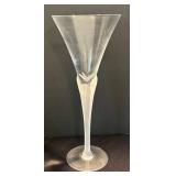 K - Four Fine Frosted Champagne Flutes