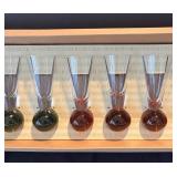 P - World Market Ball Cordials - Set of Eight Glasses