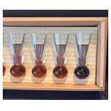 P - World Market Ball Cordials - Set of Eight Glasses