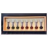 P - World Market Ball Cordials - Set of Eight Glasses